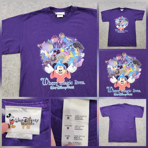Disney Other - VTG Walt Disney World Shirt Mens Medium Where Magic Lives Parks‎ Mickey Mouse